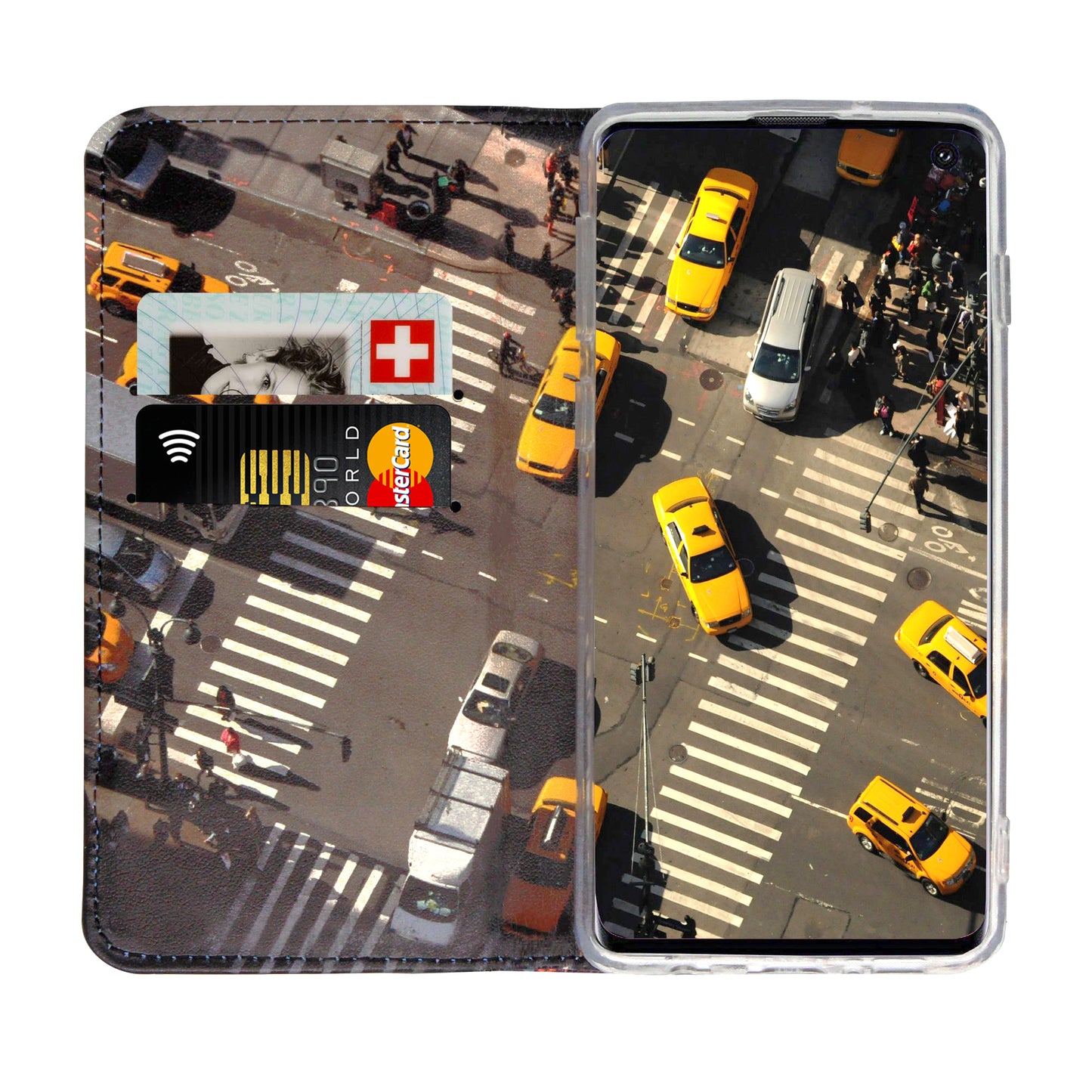 New York City Manhattan Panorama Case für das Samsung Galaxy S9 Plus