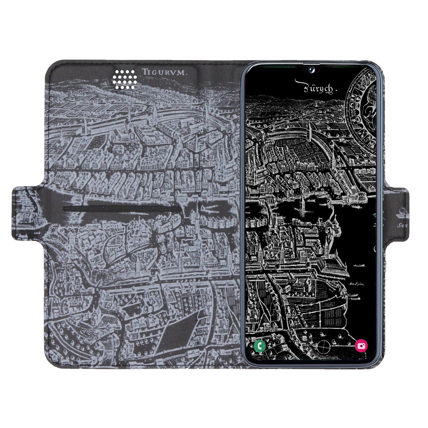 Zürich Merian Negativ Origami Case